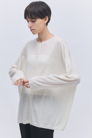 エレガンセーゼ/eleganceseの【予約販売】ウールカシミヤ ボックス カーディガン(110300/110303)
