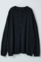 【予約販売】ウールカシミヤ ボックス カーディガン エレガンセーゼ/elegancese ブラック