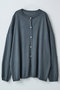 【予約販売】ウールカシミヤ ボックス カーディガン エレガンセーゼ/elegancese グレー