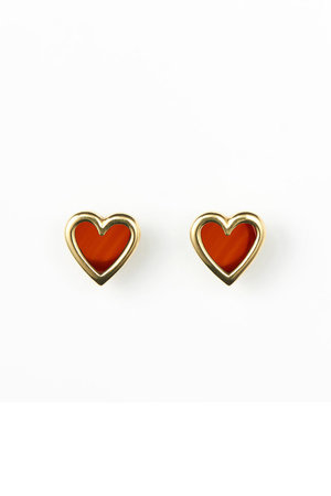 ジジ/GIGIの【受注生産】Vis stone ピアス(heart)(150100/150101)