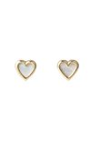 【ELLE SHOP別注】Vis stone heart ピアス