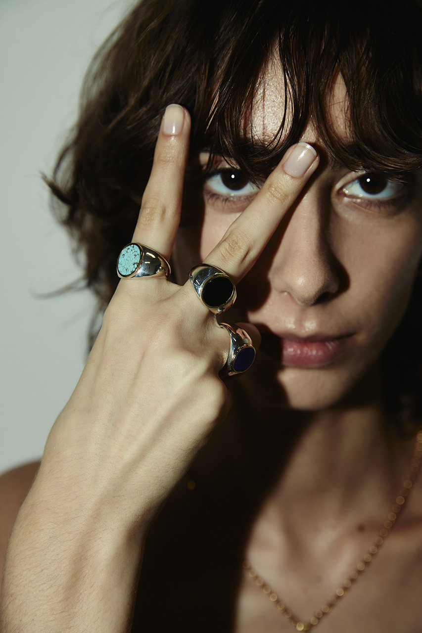 GIGI(ジジ)｜Artemis stone signet リング/オニキス（11-15号） の通販