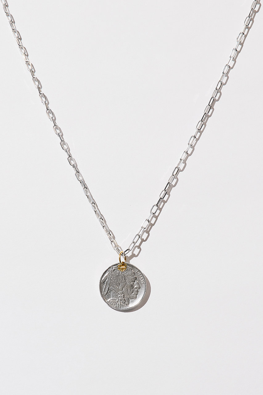 GIGI Artemis native coin ネックレス (シルバー/ゴールド, F) ジジ ELLE SHOP GIGI Artemis native coin ネックレス (シルバー/ゴールド, F) ジジ ELLE SHOP