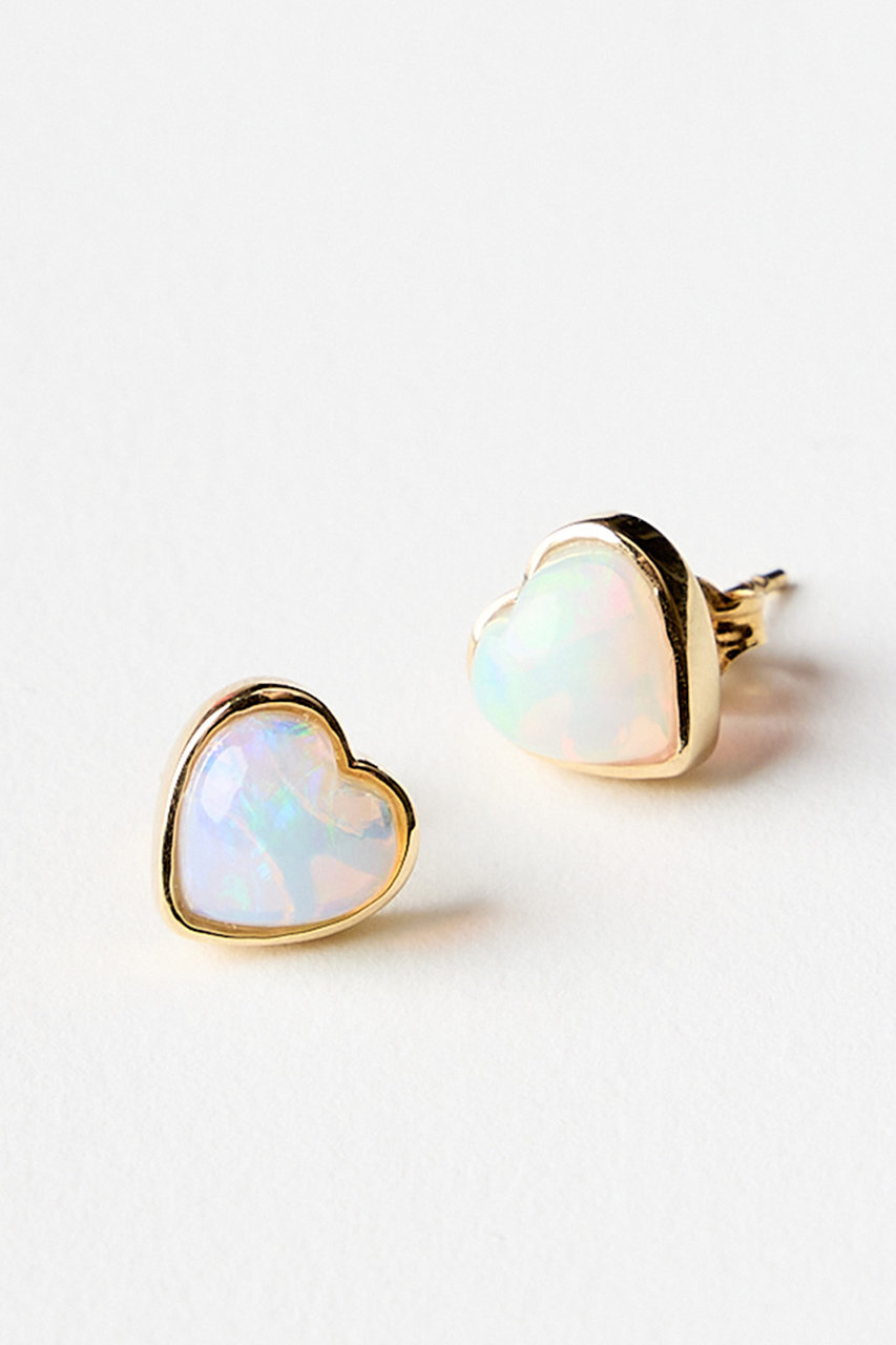 GIGI Opal heart イヤリング (オパール, F) ジジ ELLE SHOP GIGI Opal heart イヤリング (オパール, F) ジジ ELLE SHOP
