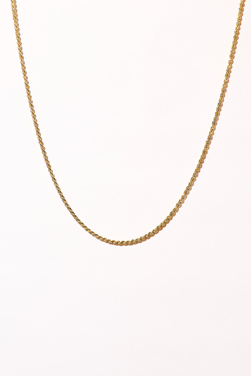 GIGI French rope chain ネックレス (ゴールド, F) ジジ ELLE SHOP GIGI French rope chain ネックレス (ゴールド, F) ジジ ELLE SHOP