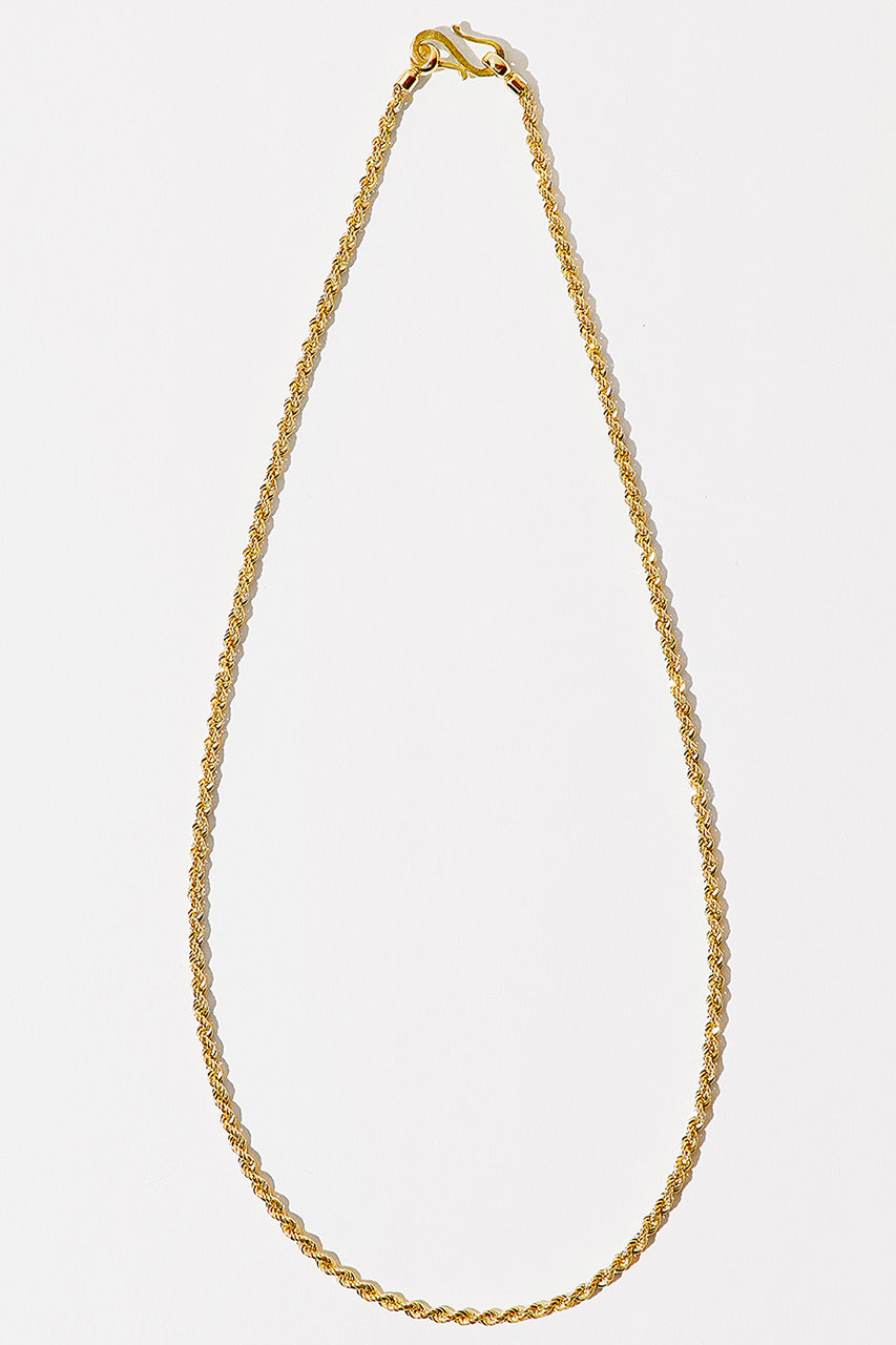 GIGI(ジジ)｜【受注生産】French rope chain ネックレス/ゴールド の