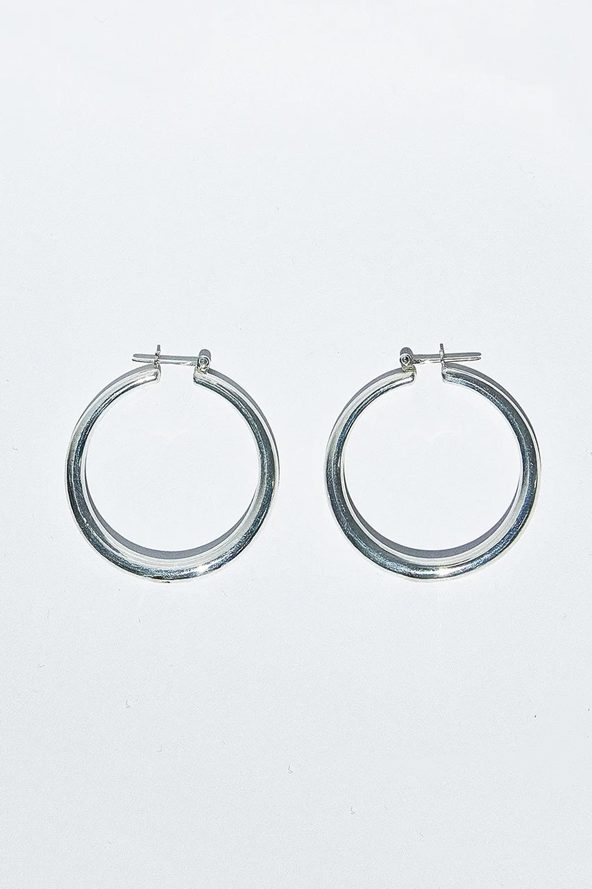 ジジ/GIGIのLuna authentic フープ 35mm(シルバー/LU10004)