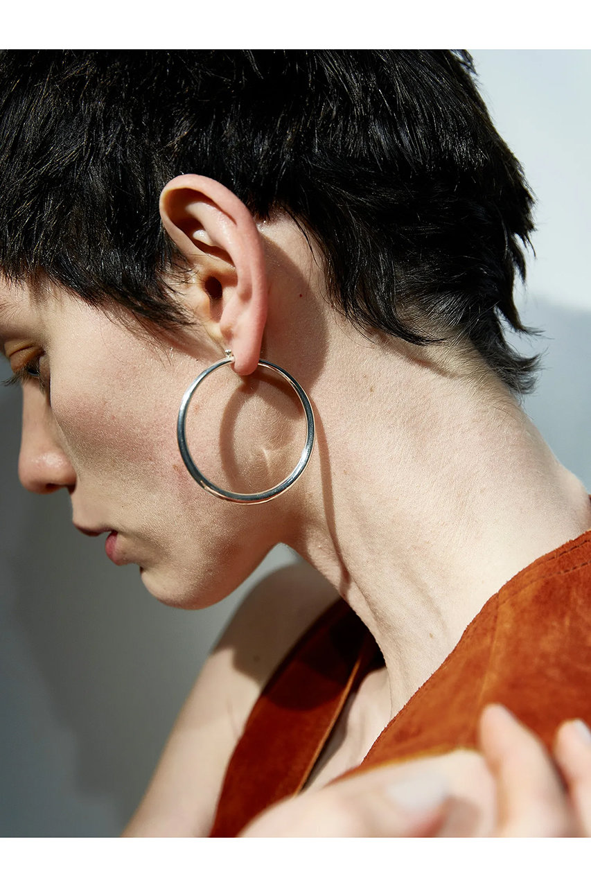 GIGI(ジジ)｜Luna authentic フープ 45mm/シルバー の通販｜ELLESHOP