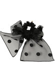 Sheer Dot Ribbon Chouchou