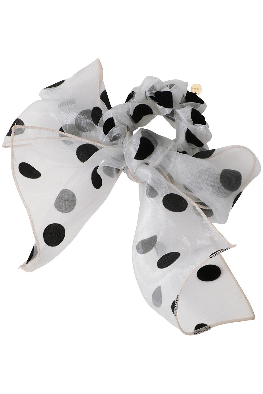 Sheer Dot Ribbon Chouchou