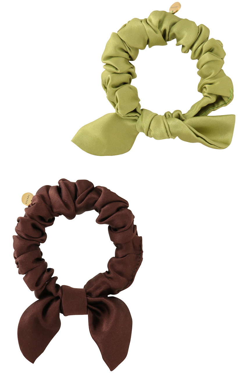 トレス/TRESSEの【予約販売】SOPHIE Ruban Chouchou(オータムグリーン/ディープコーヒー/SST-1)