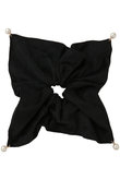 Square Chouchou with Pearls