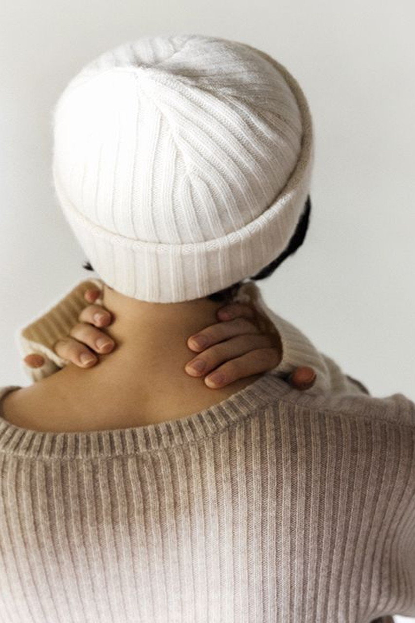 DONGLI(ドンリー)｜【UNISEX】ニットキャップ/ホワイト の通販