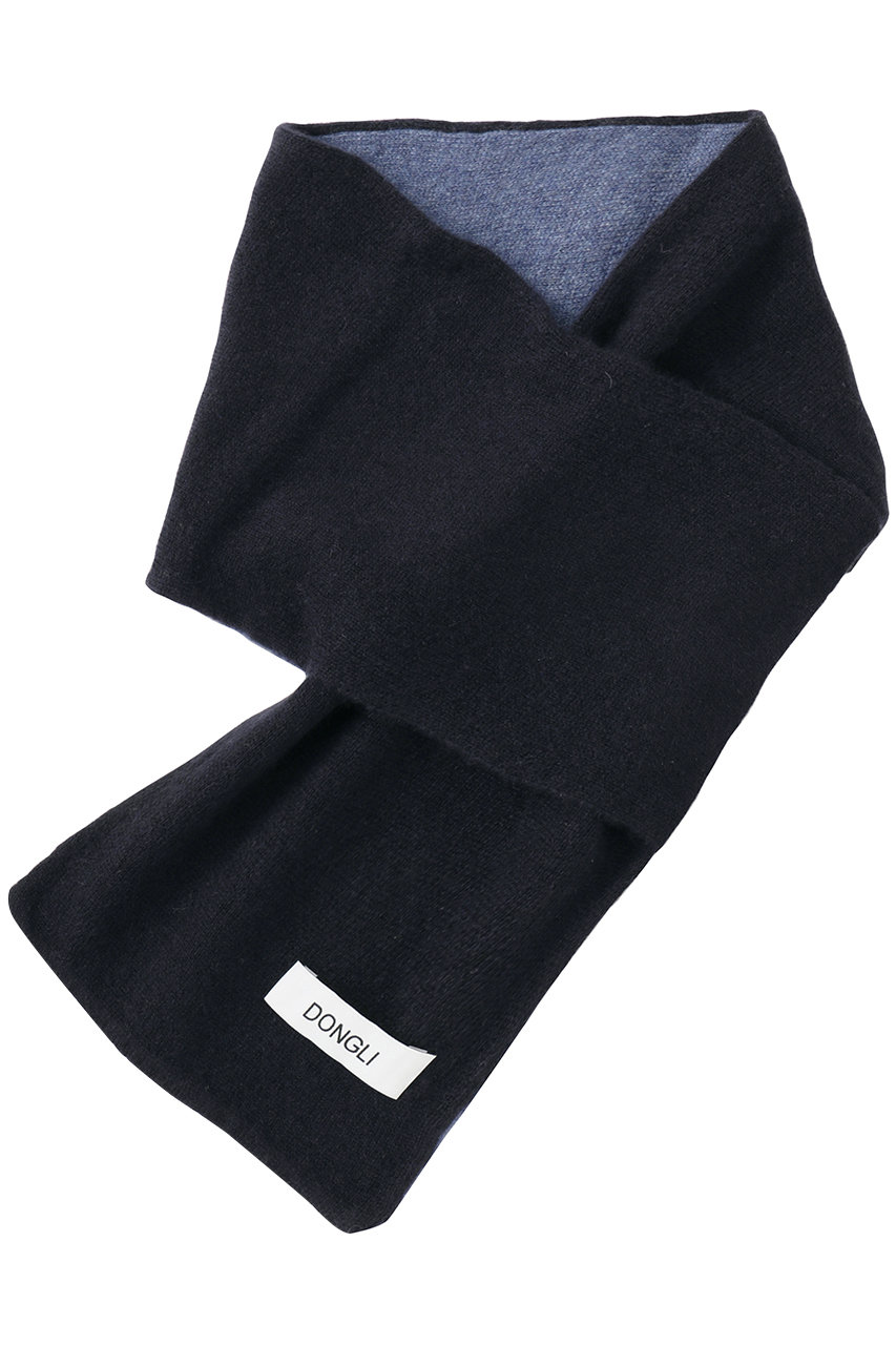 ドンリー/DONGLIのBABY CASHMERE PETIT KNIT MUFF(ネイビー/DRBA009)