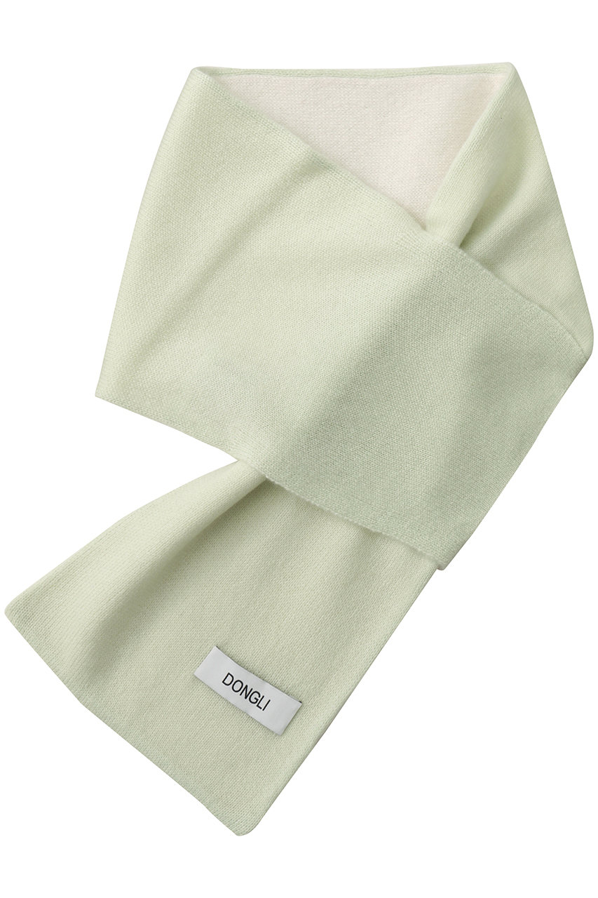 ドンリー/DONGLIのBABY CASHMERE PETIT KNIT MUFF(グリーン/DRBA009)