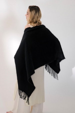 ドンリー/DONGLIのFUR CASEMERE STOLE(140100/140101)