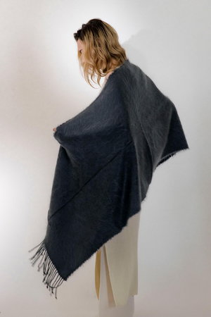 ドンリー/DONGLIのFUR CASEMERE STOLE(140100/140101)