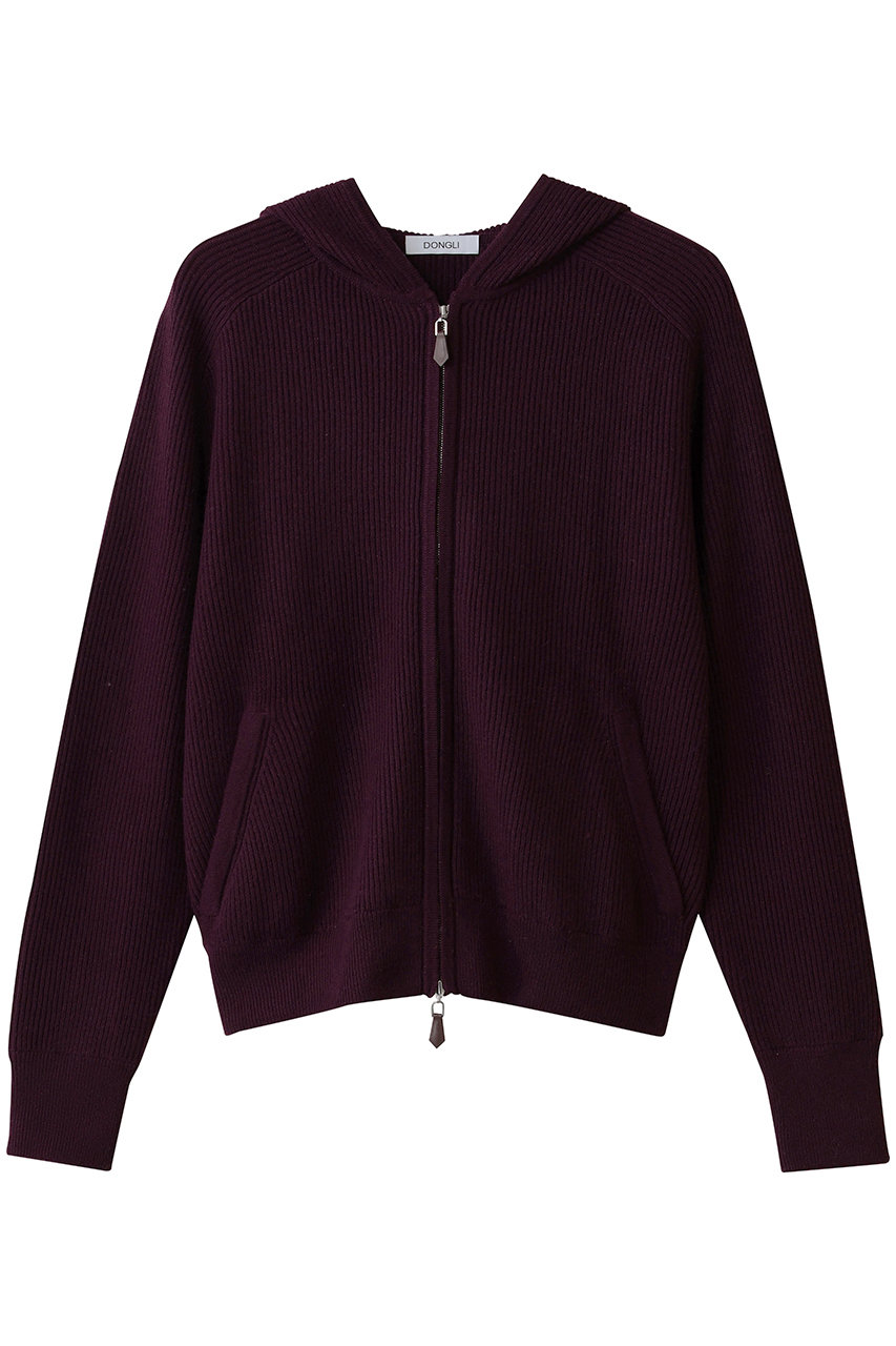 DONGLI ZIP HOODIE (バーガンディ, M) ドンリー ELLE SHOP DONGLI ZIP HOODIE (バーガンディ, M) ドンリー ELLE SHOP