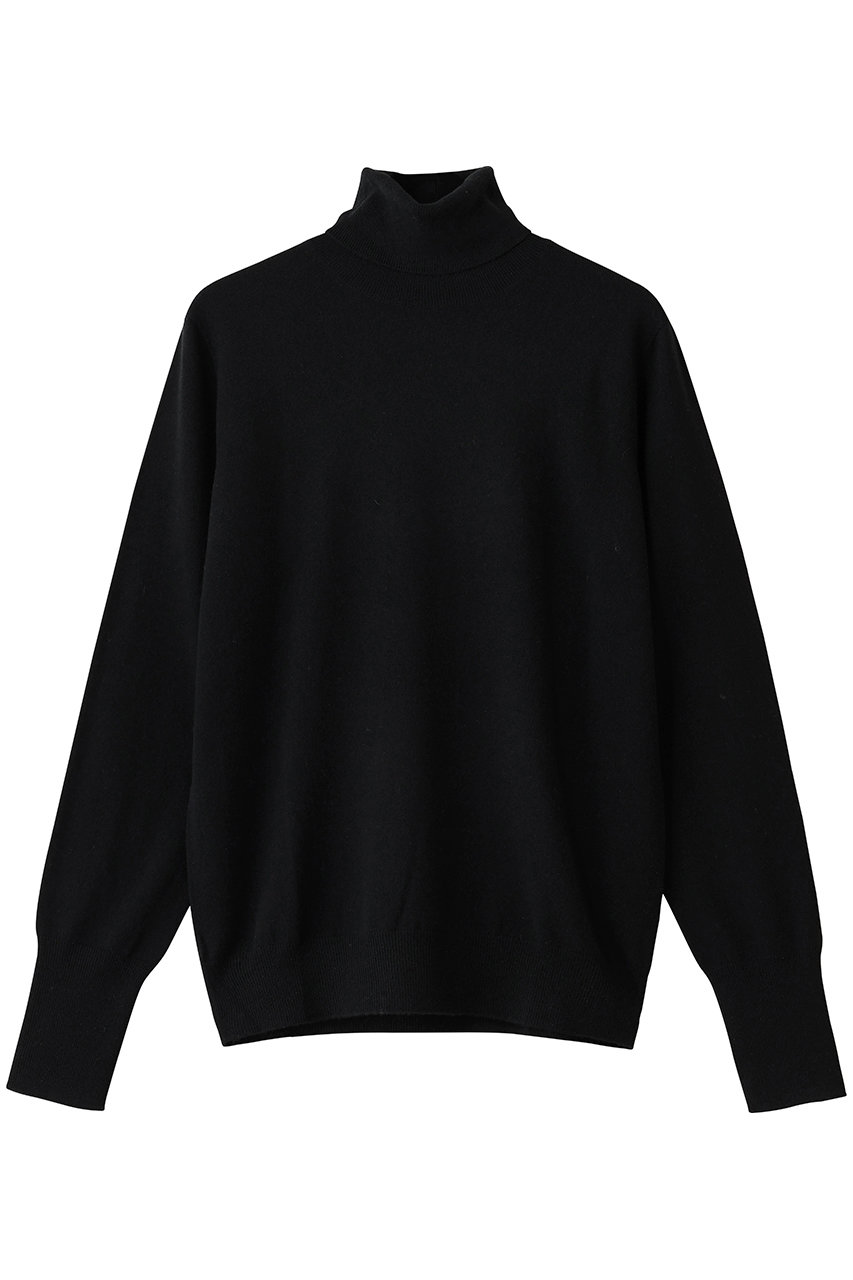 DONGLI PLAIN HIGH NECK (ブラック, S) ドンリー ELLE SHOP