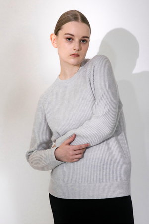 ドンリー/DONGLIのRIB CREW NECK(110300/110301)