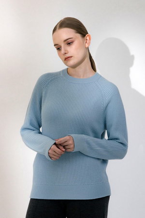 ドンリー/DONGLIのRIB CREW NECK(110300/110301)