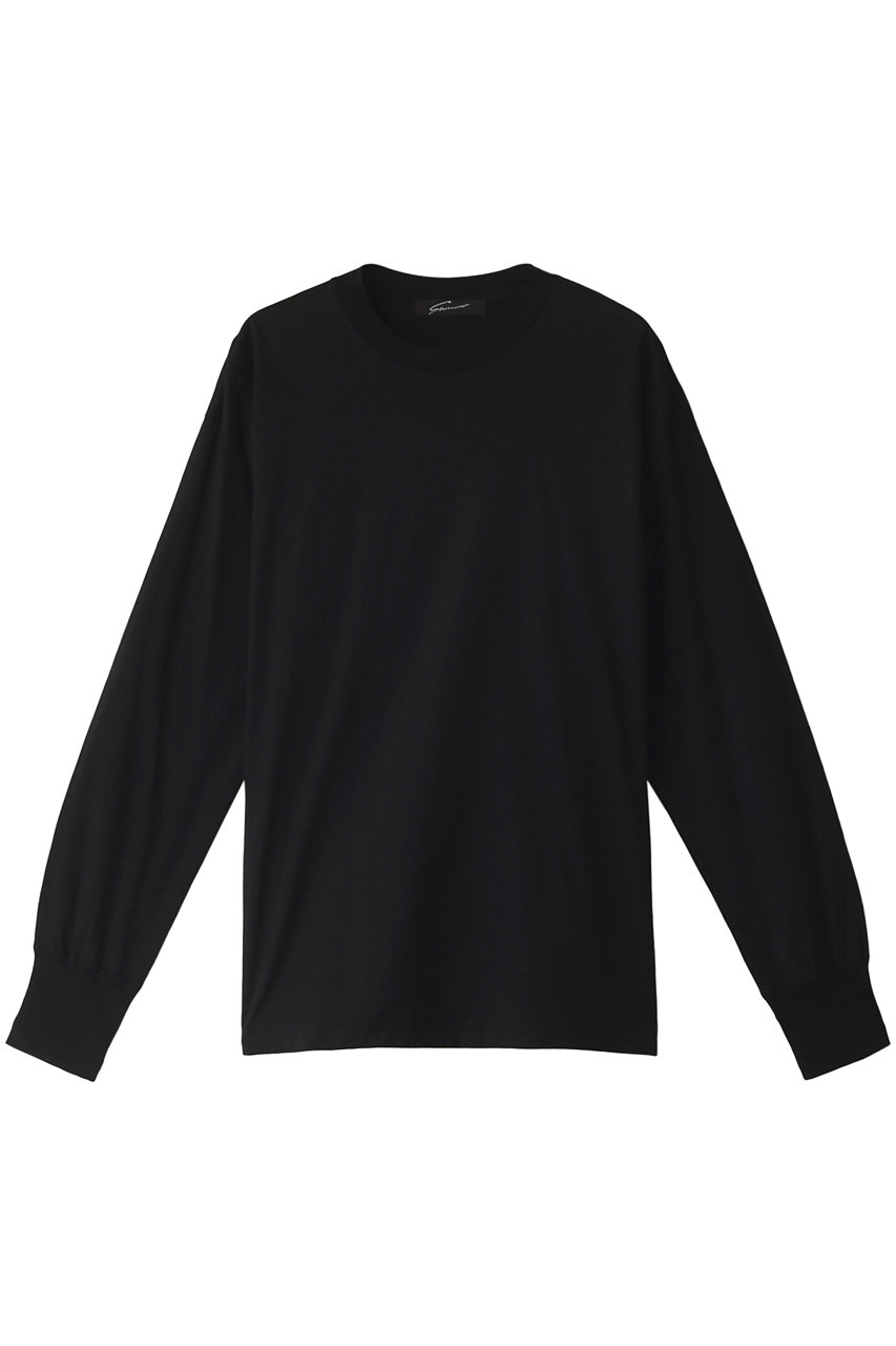 ＜ELLE SHOP＞ STUNNING LURE アルビニロングTシャツ (ブラック M) スタニングルアー ELLE SHOP