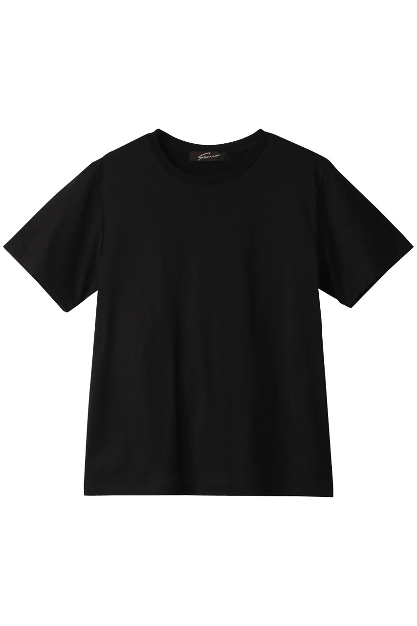 STUNNING LURE コンパクトTシャツ (ブラック, F) スタニングルアー ELLE SHOP