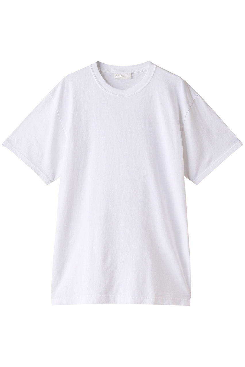 ＜ELLE SHOP＞ STUNNING LURE 【PIECE OF HUMAN】サークルプリントTシャツ (ホワイト M) スタニングルアー ELLE SHOP