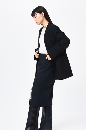 スタニングルアー/STUNNING LUREのジョーゼットタイトスカート