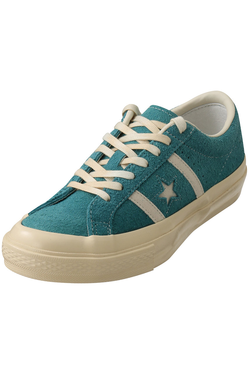 STUNNING LURE 【CONVERSE】STAR & BARS US SUEDE (ターコイズブルー, 23.5) スタニングルアー ELLE SHOP