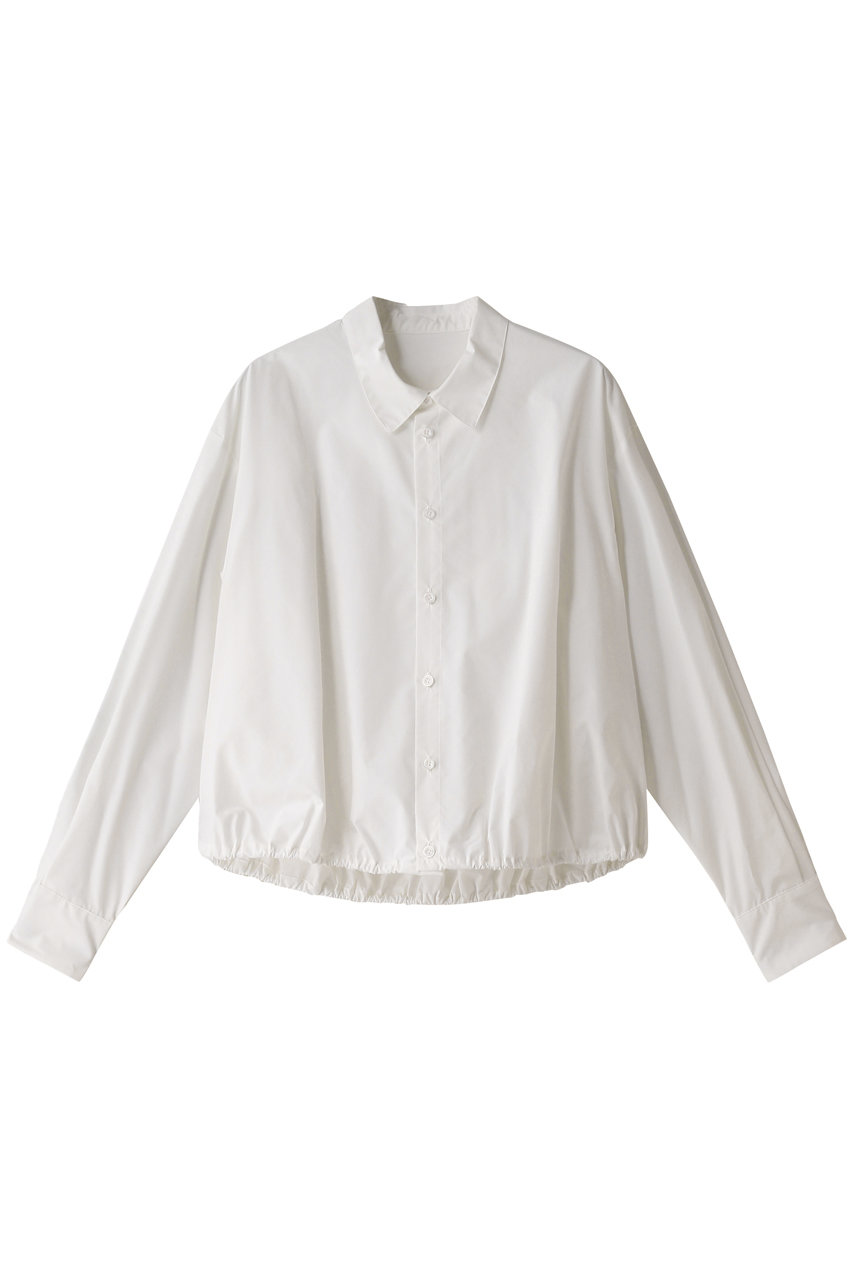 STUNNING LURE キュームコアバルーンシャツ (ホワイト, M) スタニングルアー ELLE SHOP