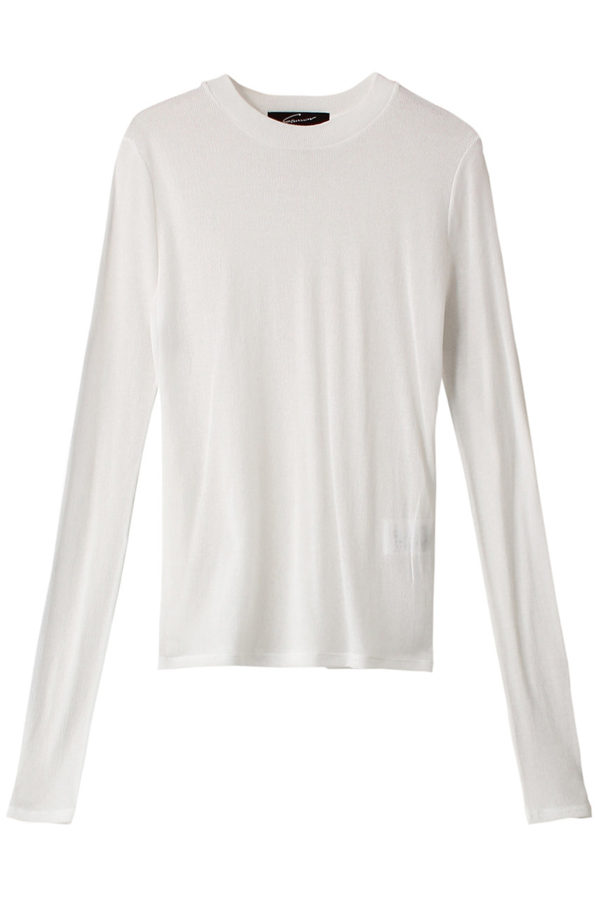 スタニングルアー/STUNNING LUREのシアーテレコロングTシャツ(ホワイト/112580052400)