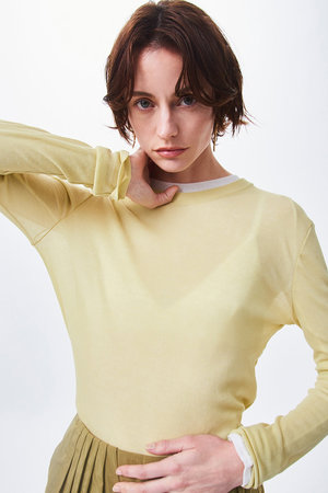 シアーテレコロングTシャツ