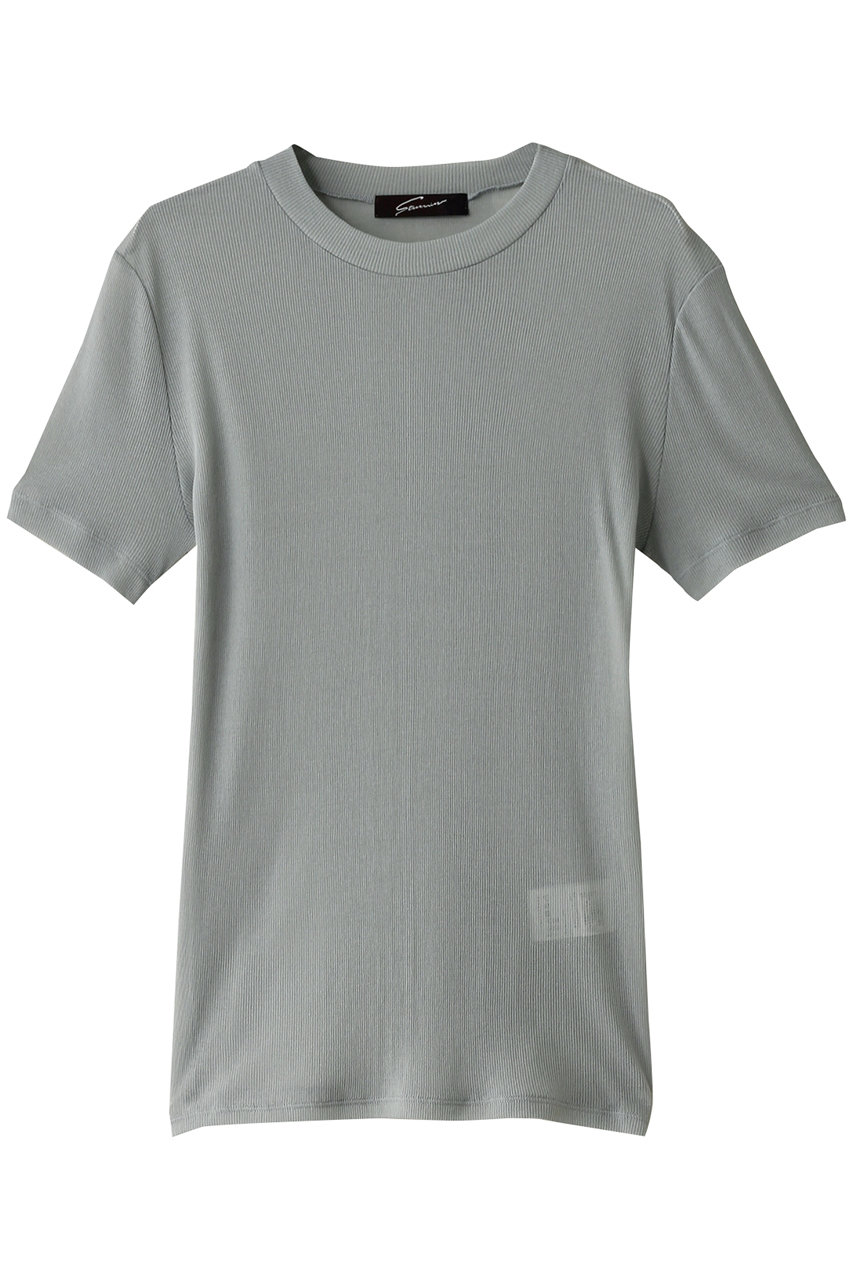 STUNNING LURE シアーテレコTシャツ (ライトグリーン, F) スタニングルアー ELLE SHOP STUNNING LURE シアーテレコTシャツ (ライトグリーン, F) スタニングルアー ELLE SHOP