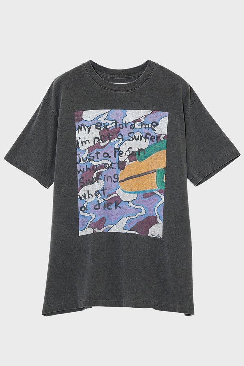 STUNNING LURE 【KURO iro】What My Ex Said/Tシャツ (チャコールグレー, M) スタニングルアー ELLE SHOP STUNNING LURE 【KURO iro】What My Ex Said/Tシャツ (チャコールグレー, M) スタニングルアー ELLE SHOP