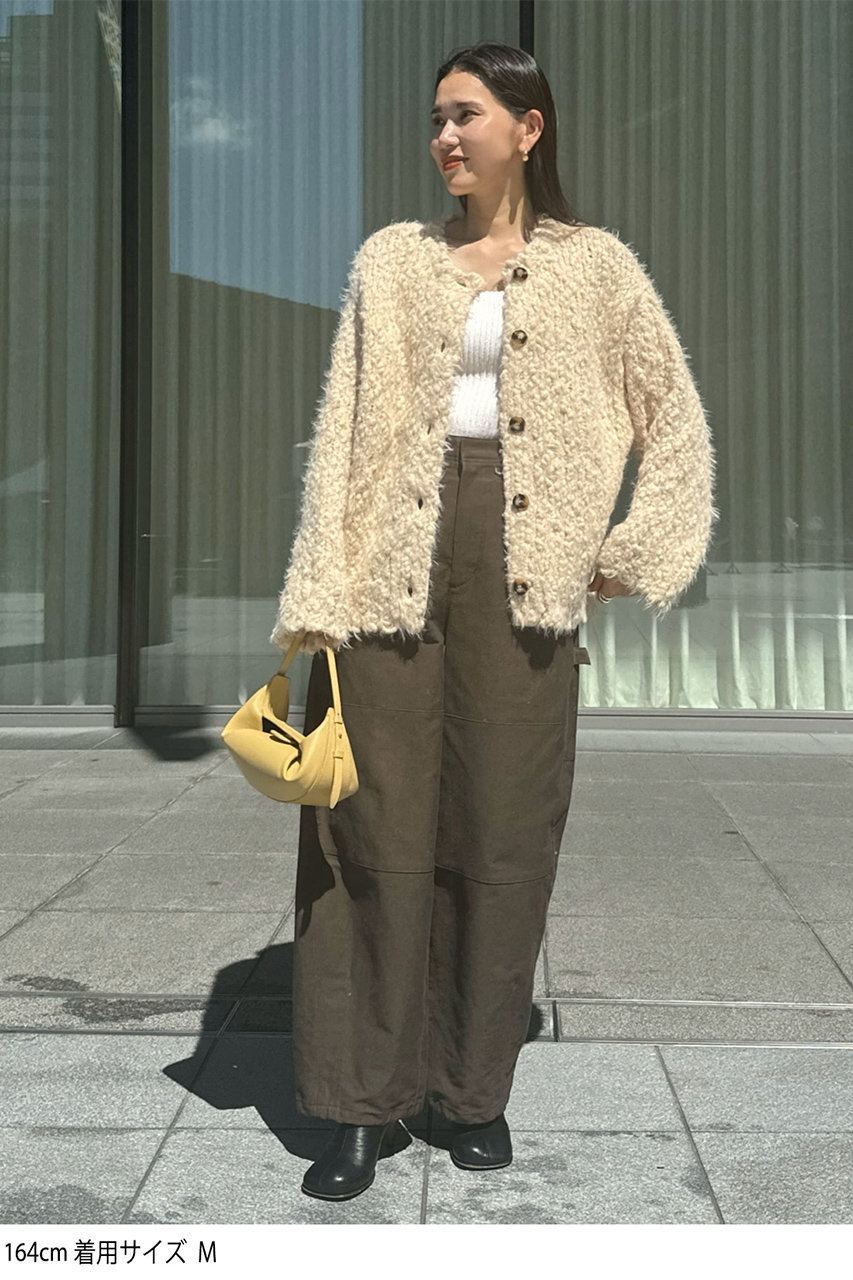 stunning lure スラブフェザーカーディガン M