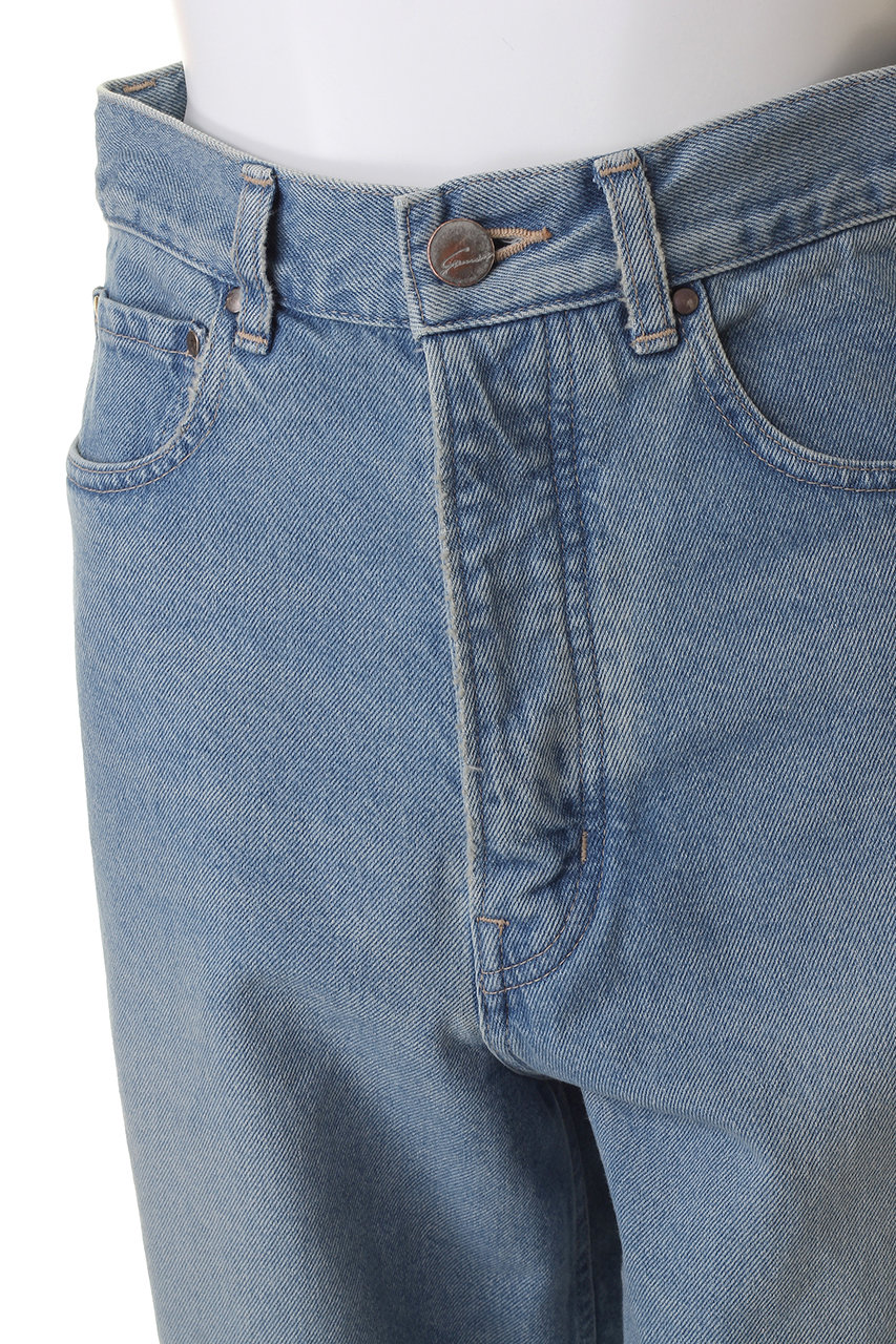 STUNNING LURE(スタニングルアー)｜rワイドレッグデニム/ブルー の