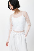 クロシェロングTシャツ