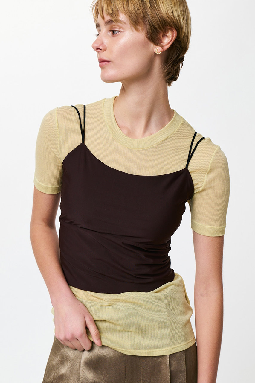 STUNNING LURE(スタニングルアー)｜シアーテレコTシャツ/イエロー の