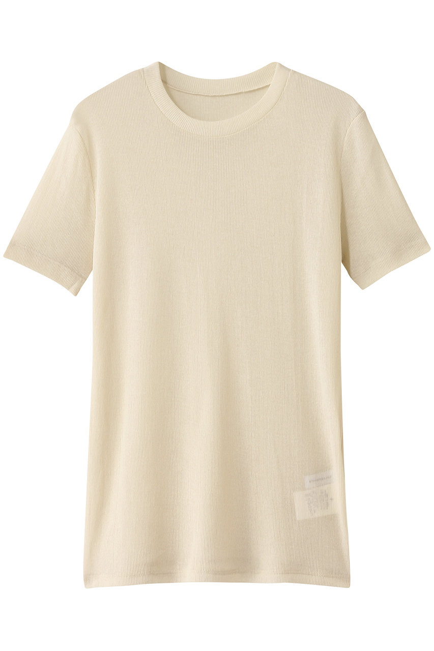 STUNNING LURE シアーテレコTシャツ (アイボリー, F) スタニングルアー ELLE SHOP STUNNING LURE シアーテレコTシャツ (アイボリー, F) スタニングルアー ELLE SHOP
