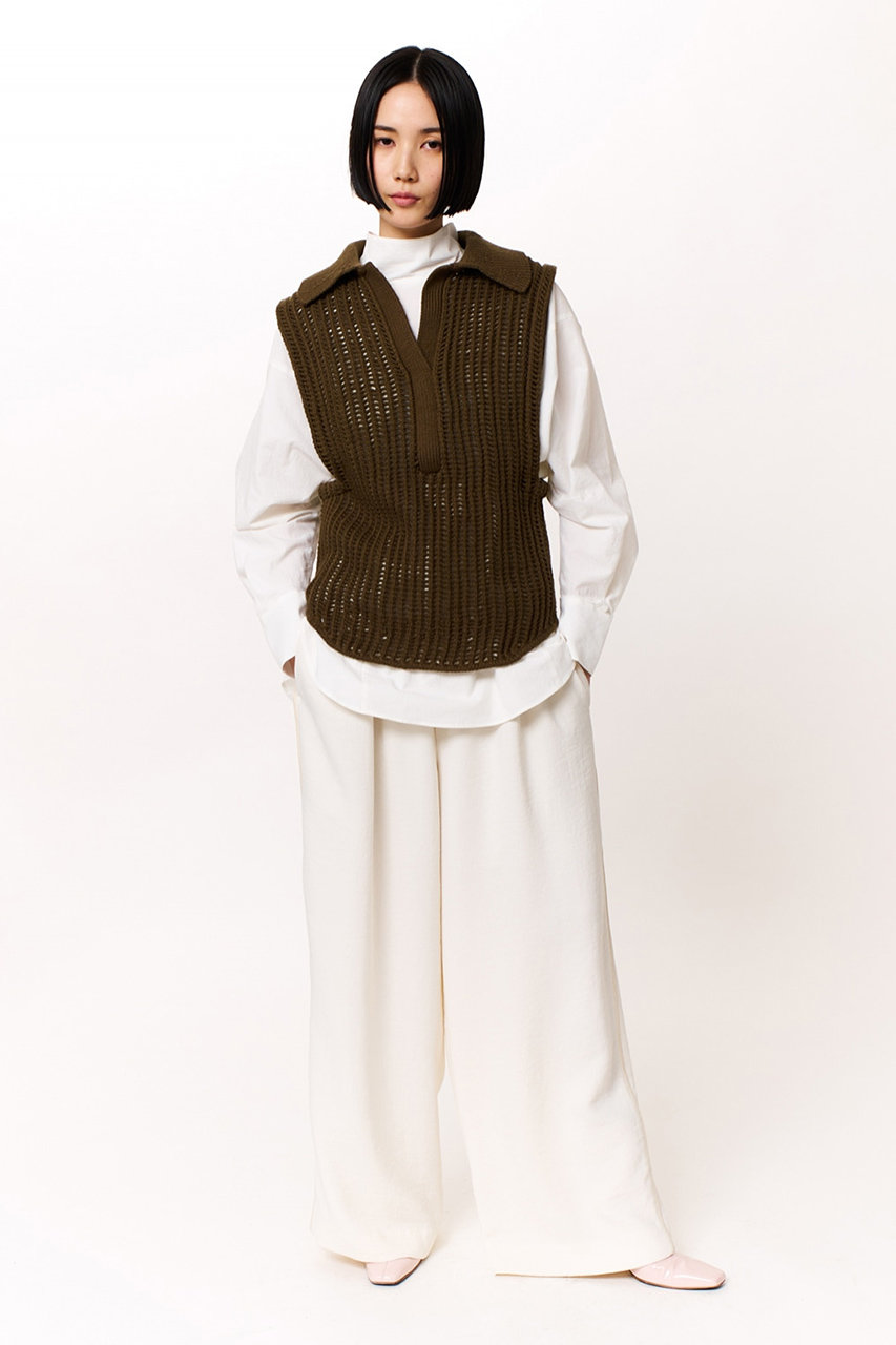 スタニングルアー　ベスト STUNNING LURE(スタニングルアー)｜ニットベスト/ブラウン の通販