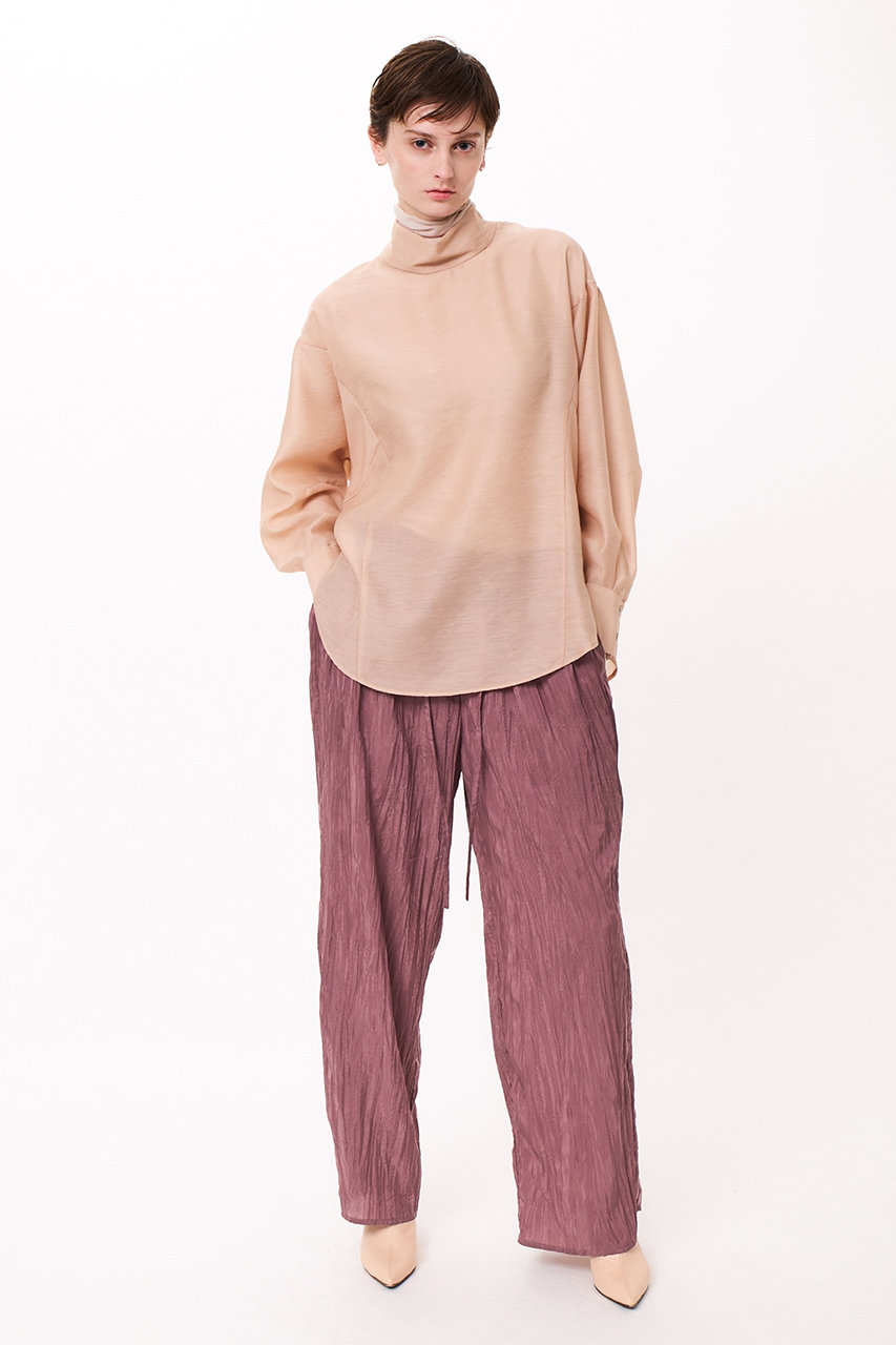 STUNNING LURE(スタニングルアー)｜クリアスタンドネックシャツ/ピンク