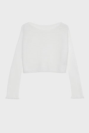 スタニングルアー/STUNNING LUREのrシアーリブニットトップス(110300/110301)