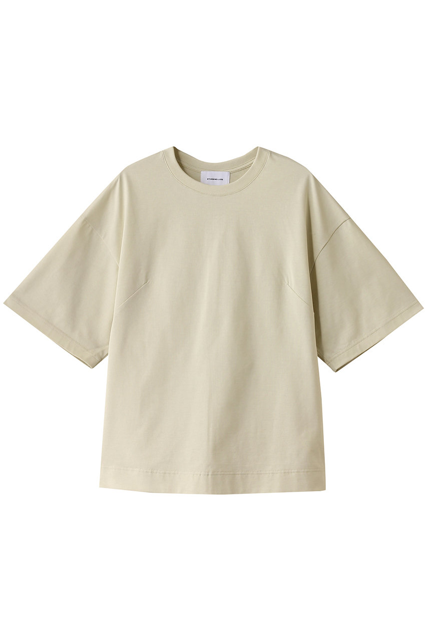 STUNNING LURE ウルティマコットンシェイプTシャツ (ライトグリーン, M) スタニングルアー ELLE SHOP STUNNING LURE ウルティマコットンシェイプTシャツ (ライトグリーン, M) スタニングルアー ELLE SHOP