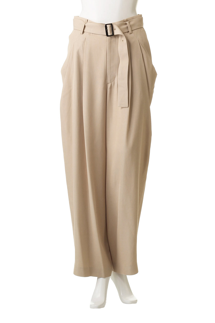 STUNNING LURE(スタニングルアー)｜ドレープパンツ/ベージュ の通販