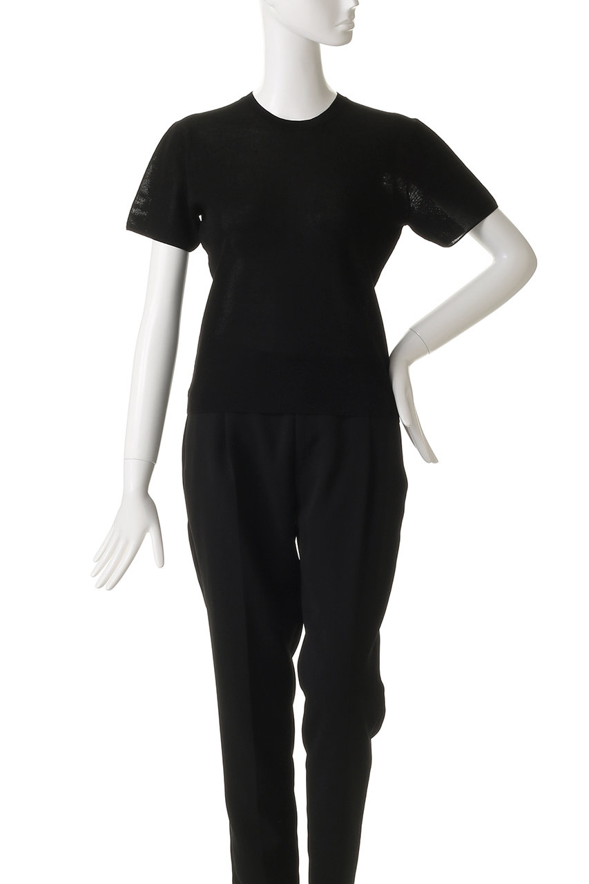 美品 スタニングルアー 五分袖 カットソー スタニングルアー 美品 ブラック フレンチスリーブ カットソー 黒 T