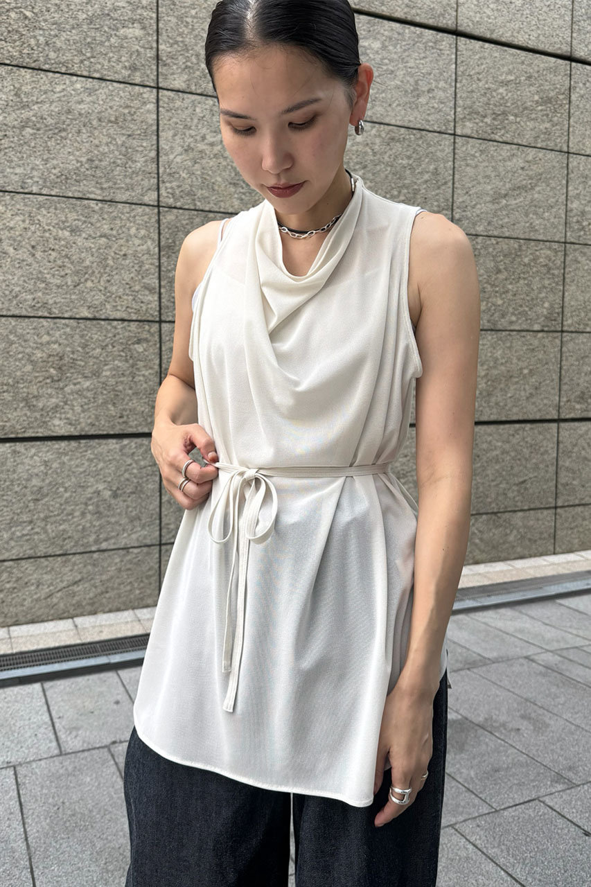 STUNNING LURE(スタニングルアー)｜チュールトップス/オフホワイト の