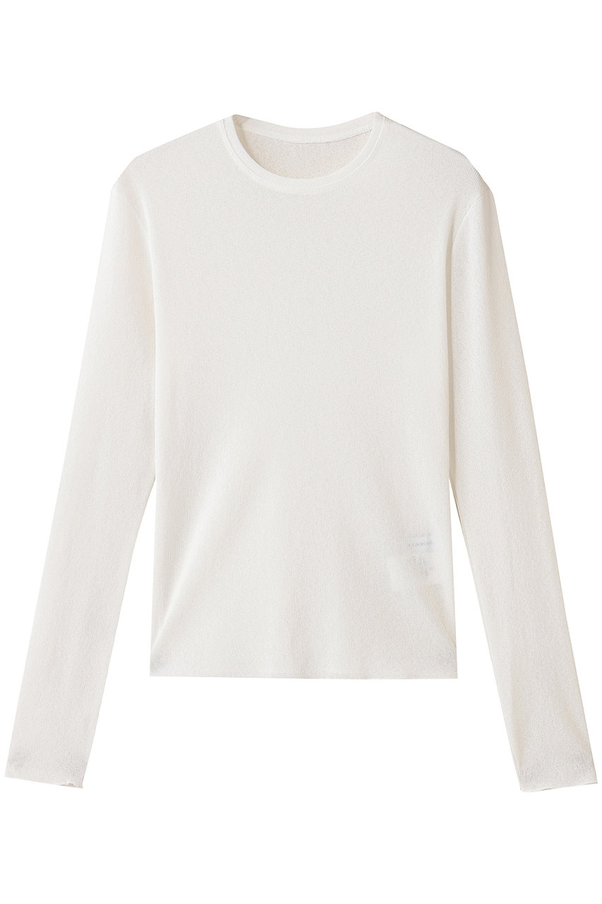 STUNNING LURE ヌーディドライロングTシャツ (ホワイト, M) スタニングルアー ELLE SHOP STUNNING LURE ヌーディドライロングTシャツ (ホワイト, M) スタニングルアー ELLE SHOP