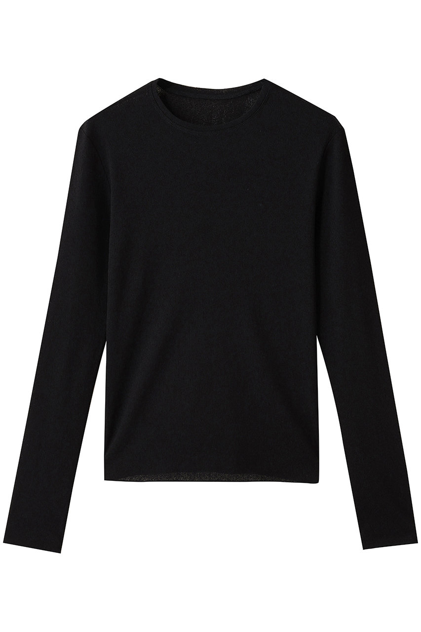 STUNNING LURE ヌーディドライロングTシャツ (ブラック, S) スタニングルアー ELLE SHOP STUNNING LURE ヌーディドライロングTシャツ (ブラック, S) スタニングルアー ELLE SHOP