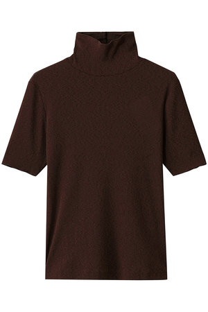 【美品】スタニングルアー　シアーストレッチコンパクトTシャツ　ライトブラウン　S 美品】スタニングルアー シアーストレッチコンパクトTシャツ